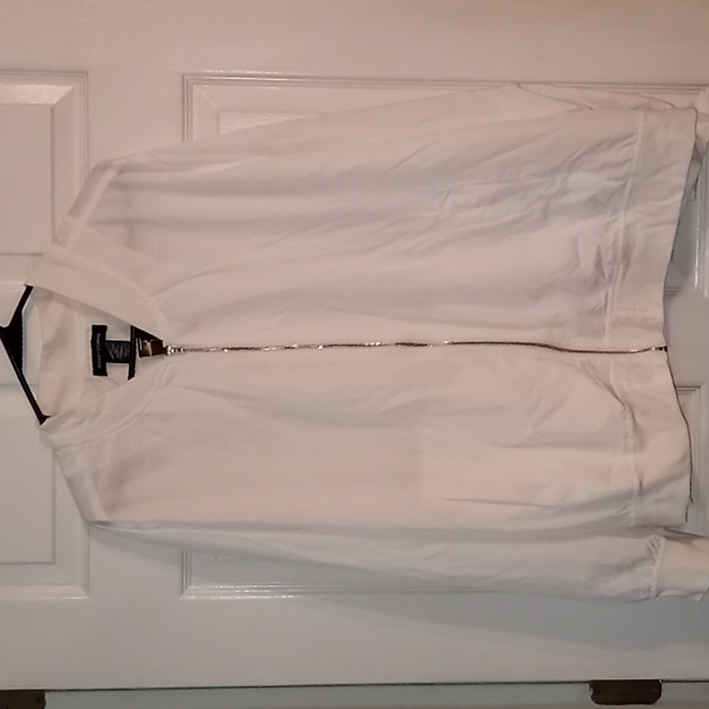 White Bomber Jacket